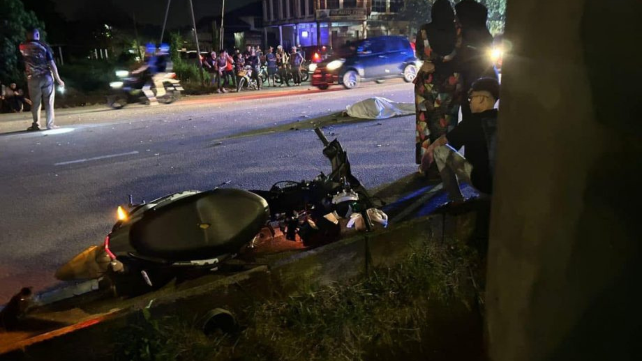 林明路武吉莪摩托车事故致23岁女性骑士死亡