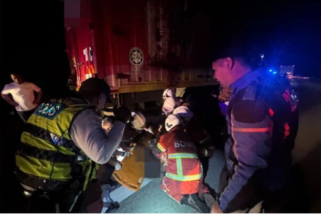 南北大道致命车祸